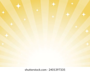 Vector Sparkling Sunburst Background Frame