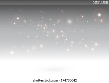 Vector sparks and glitters background illustration  design template - Vector design  sparkling background illustration scene
