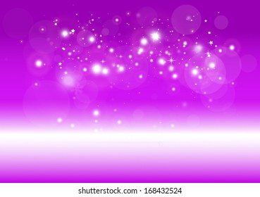 Vector sparks scene for design templates and backgrounds on reflective surface - Vector 3D web background illustration