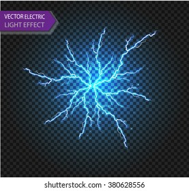 Vector Sparks.vector electrical and  star. Vector illustration.