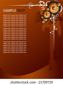 vector speaker background