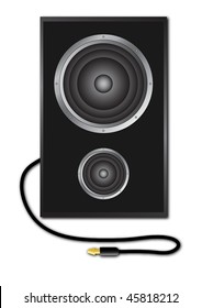 vector speaker with cable and plug