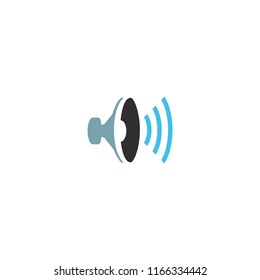 Vector Speaker High Volume Icon Stock Vector (Royalty Free) 1166334442 ...