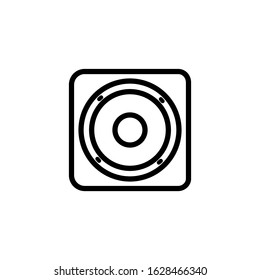 Vector, speaker icon. Line design template