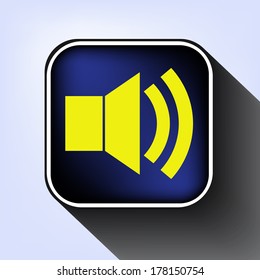 Vector Speaker volume sound icon