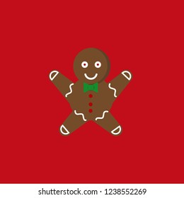 Vector and special Christmas Gingerbread icon to complete your Christmas theme design