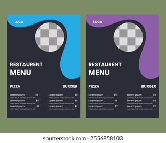 Vector special delicious food menu    design template