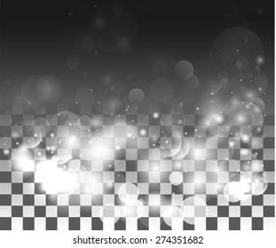 Vector special effects on a transparent background