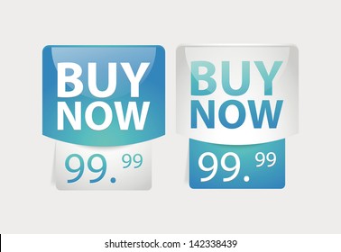 Vector special offer labels, discount set
