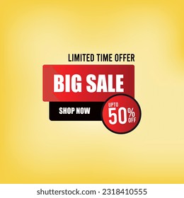 
Plantilla de fondo de banners para oferta especial de vectores mega venta
