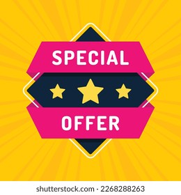 vector Special offer sale background