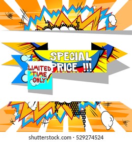 Vector Special Price banner