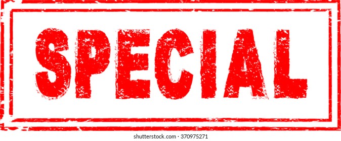 Vector Special Stamp . 