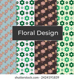 Vector Spectacular Floral Pattern Design 