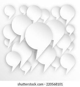 Vector speech background