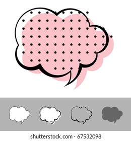 vector speech balloon