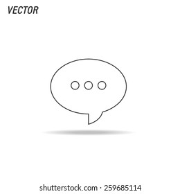 Vector speech bubble