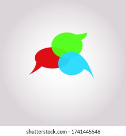 Vector speech bubble colorful collection. speech bubbles. Infographic elements.Logo