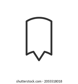 Vector speech bubble line icon. Symbol in trendy outline style. Vector illustration isolated on a white background. 