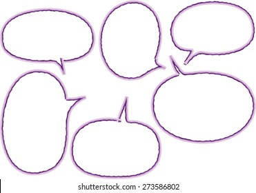 vector speech bubbles