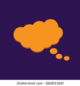 Vector of speech bubbles. Blank empty speech bubbles
