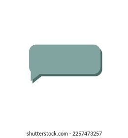 vector speech bubbles of different shapes and colors