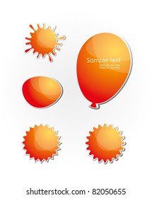 vector speech bubbles for your text