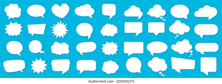 Icono de burbuja de chat de las nubes de voz del vector. Ilustración del vector