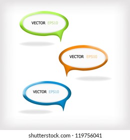Vector Speech sign banner background communication for Vector design