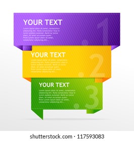 Vector speech template for text