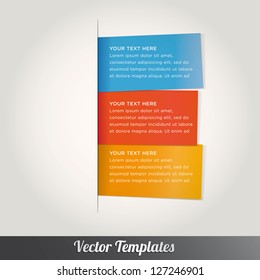 Vector speech templates for text