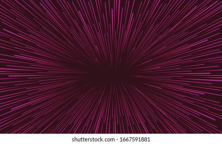 Vector speed of light illustraction and Abstract Light out technology background Hitech communication concept innovation vector design