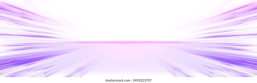 Vector speed of light in space on dark background. Illustration of light ray, stripe line with blue light, speed motion background. Database fast data transfer acceleration. PNG	