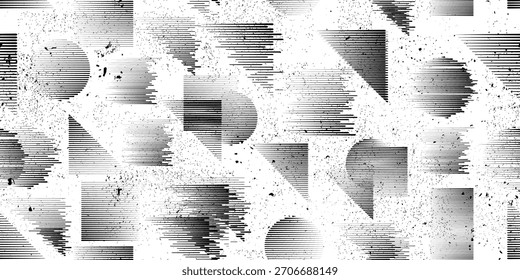 Vector speed line and speckled seamless pattern- Endless pattern for wallpapers, wrapping and packaging. Repeatable pattern with various creative design elements .