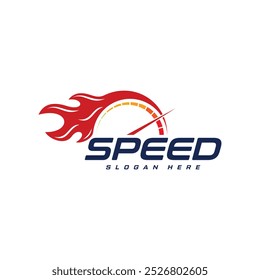 VECTOR SPEED RPM LOGO TEMPLATE