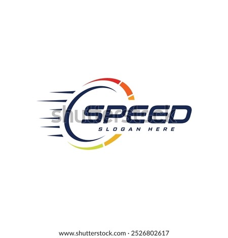 VECTOR SPEED RPM LOGO TEMPLATE