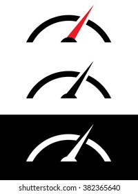 Vector Speedometer Graphic Set