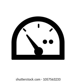 Vector speedometer Icon
