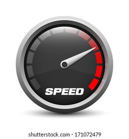 Vector speedometer icon