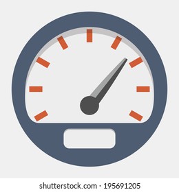 Vector speedometer icon