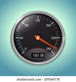 Vector Speedometer Icon