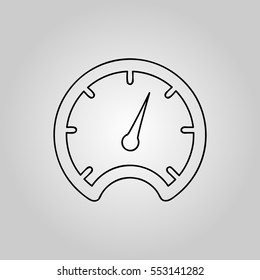 Vector speedometer Icon