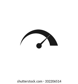 Vector speedometer icon Flat design style eps 10