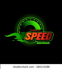 Vector speedometer max speed