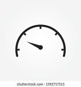 Vector speedometer sign Icon design