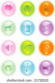 Vector sphere icons