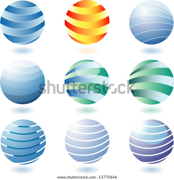 Image vectorielle de stock de Vector Spheres 13770646