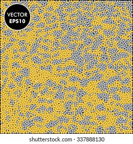 Vector spheres background. Abstract metal illustration.