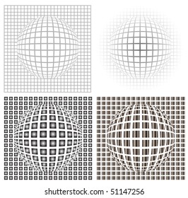 vector spherical background