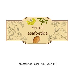 Vector spice stickers